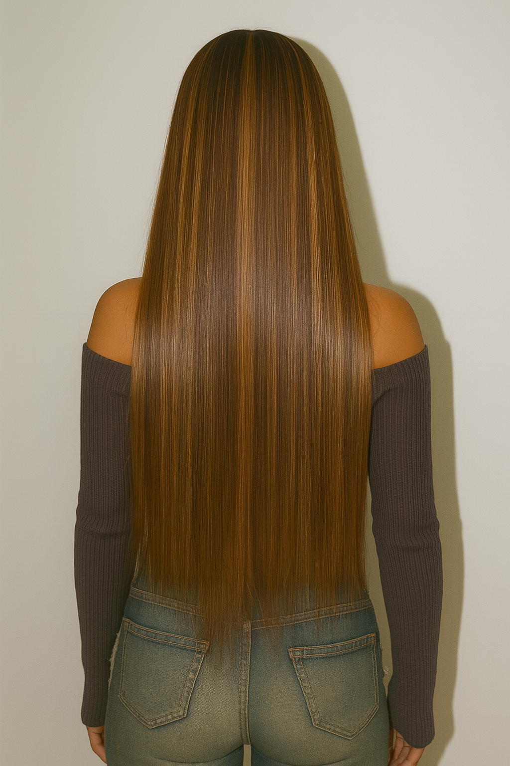 KYNKÉ Glueless Honeylight Straight Wig 18–36”