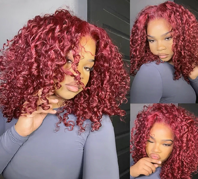 KYNKÉ GingerBloom Kinky Curly Glueless Wig 20”