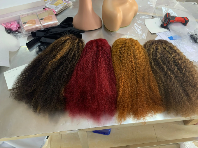 KYNKÉ GingerBloom Kinky Curly Glueless Wig 20”