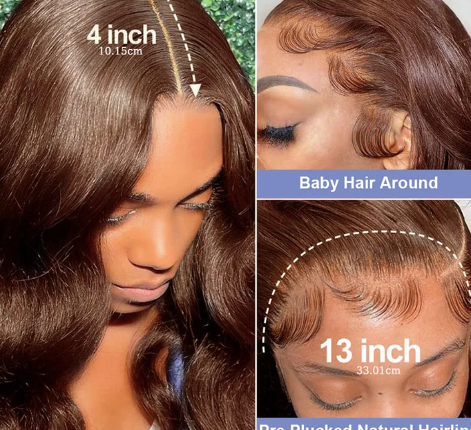 KYNKÉ Cocoa Wave Lace Wig 16–36”