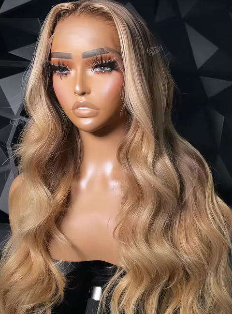 KYNKÉ HoneyGlam Body Wave Glueless Wig 16–32”