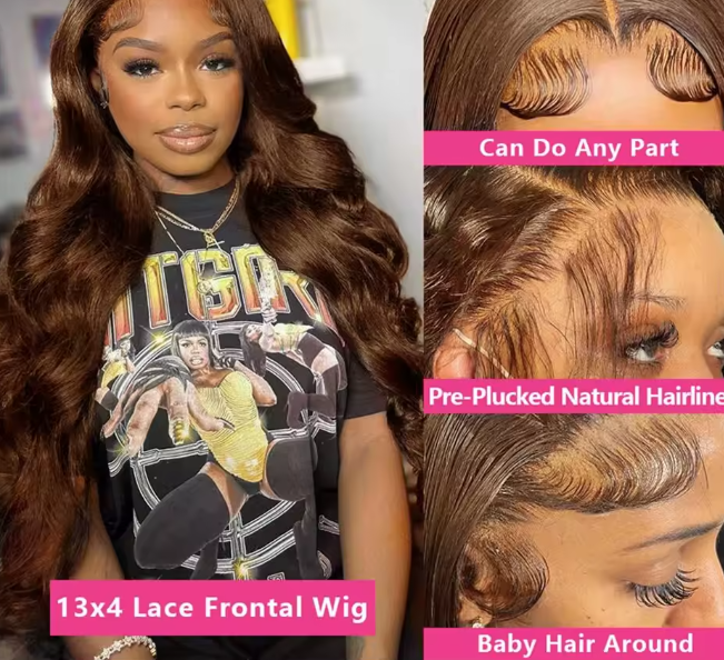 KYNKÉ Cocoa Wave Lace Wig 16–36”