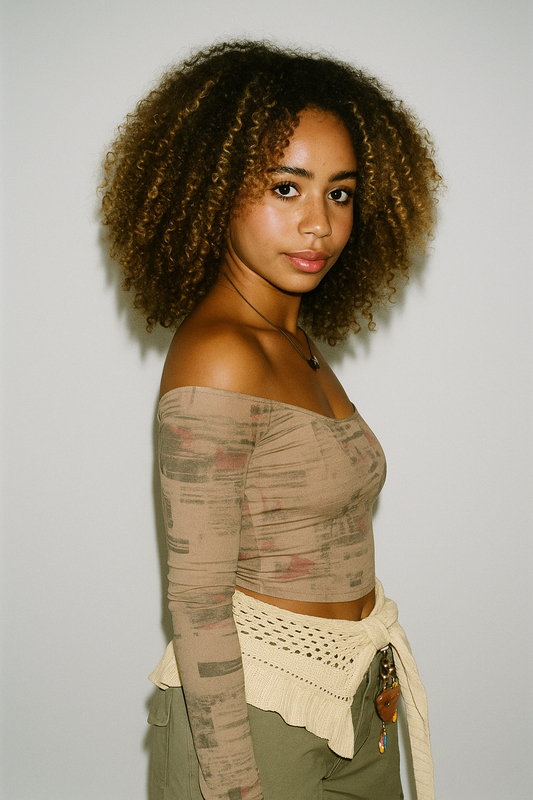 KYNKÉ GingerBloom Kinky Curly Glueless Wig 20”