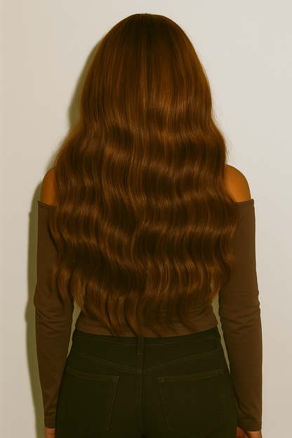 KYNKÉ Cocoa Wave Lace Wig 16–36”